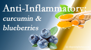 Young Chiropractic shares recent studies touting the anti-inflammatory benefits of curcumin and blueberries. 