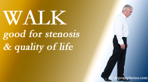 Young Chiropractic encourages walking and guideline-recommended non-drug therapy for spinal stenosis, reduction of its pain, and improvement in walking.