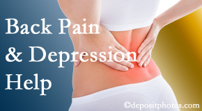 Easley depression related to chronic back pain often resolves with our chiropractic treatment plan’s Cox® Technic Flexion Distraction and Decompression.