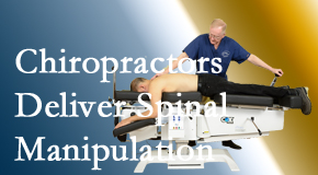 Young Chiropractic uses spinal manipulation on a daily basis as a representative of the chiropractic profession which is recognized as being the profession of spinal manipulation practitioners.