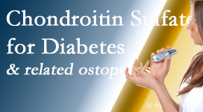 Young Chiropractic presents new info on the benefits of chondroitin sulfate for diabetes management of its inflammatory and osteoporotic aspects.