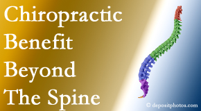 Young Chiropractic chiropractic care benefits more than the spine especially when the thoracic spine is treated!