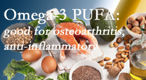 Young Chiropractic treats pain – back pain, neck pain, extremity pain – often affiliated with the degenerative processes associated with osteoarthritis for which fatty oils – omega 3 PUFAs – help. 