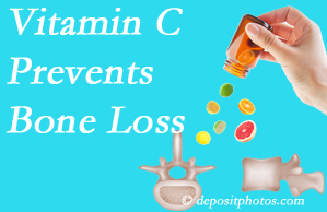  Young Chiropractic may recommend vitamin C to patients at risk of bone loss as it helps prevent bone loss.
