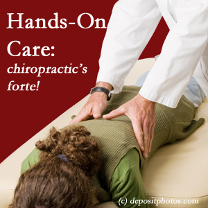 picture of Easley chiropractic hands-on treatment