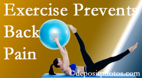 Young Chiropractic suggests Easley back pain prevention with exercise.