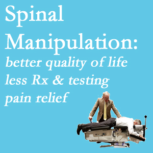 The Easley chiropractic care offers spinal manipulation which research is describing as beneficial for pain relief, improved quality of life, and reduced risk of prescription medication use and excess testing.