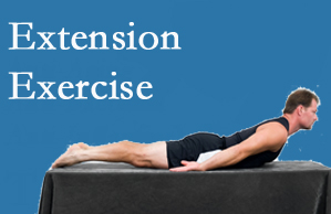 Young Chiropractic recommends extensor strengthening exercises when back pain patients are ready for them.