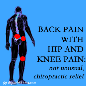Easley back pain, hip and knee osteoarthritis often appear together, and Young Chiropractic can help. 