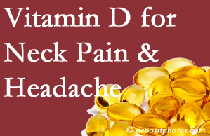 Easley neck pain and headache may benefit from vitamin D deficiency adjustment.